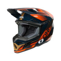 Мотокрос каска O'NEAL 3SERIES HAZE BLUE/ORANGE/GOLD V.26