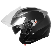 Каска за скутер A-PRO KINETIC MATT BLACK