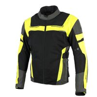 Текстилно мото яке SECA ORKAN II TITANIUM/FLUO YELLOW