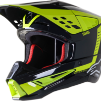 Мотокрос каска ALPINESTARS SM5 BEAM BLACK/YELLOW