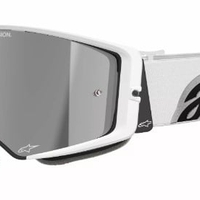 Мотокрос очила ALPINESTARS SUPERTECH CORP WHITE MIRROR-SILVER