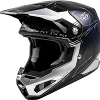 Мотокрос каска FLY RACING Formula Smart Carbon Legacy-Blue/Silver