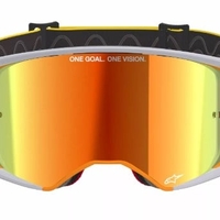 Мотокрос очила ALPINESTARS SUPERTECH CORP YLW/GREY MIRROR-RED