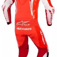 Кожен екип ALPINESTARS GP TECH V5 FLUO RED/WHITE