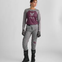 Дамско мотокрос джърси THOR RIDEMODE MENACE PURPLE/GRAY