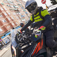 Текстилно  мото  яке SHIMA DRIFT  BLACK/YELLOW FLUO