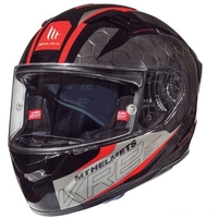 КАСКА MT KRE SNAKE CARBON 2.0 BLACK/RED