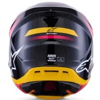 Мотокрос каска ALPINESTARS SM7 RISE BLK/YL/PINK