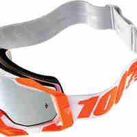 Мотокрос очила 100% RACECRAFT ORANGE SILVER FLASH