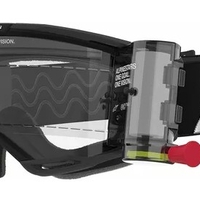 Мотокрос очила ALPINESTARS Vision 8 Corp Roll-Off BLK CLEAR