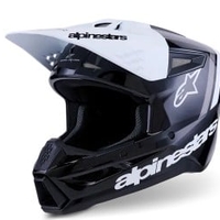Мотокрос каска ALPINESTARS SM3 RADIUM BLK/WH/GY