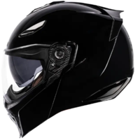 Отваряема каска ICON Threshold™ Solid Modular BLACK GLOSS