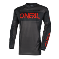 Мотокрос блуза O`NEAL ELEMENT RACEWEAR BLACK/GRAY/RED V.25