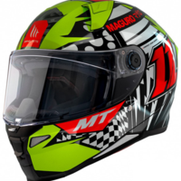 Каска MT REVENGE 2 S SERGIO GARCIA A3 FLUOR 2 GLOSS