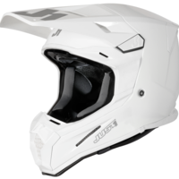 Mотокрос каска Just1 J-22 F Solid White Gloss