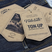 Мото дънки TRILOBITE 1860 TON-UP dark blue slim fit