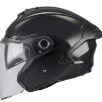 Скутер каска MT COSMO SV PURE A1 BLACK GLOSS