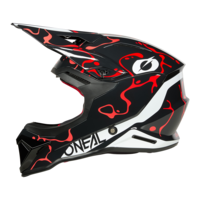 Каска O'NEAL 1SERIES SPLASH BLACK/RED V.26