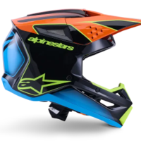 Мотокрос каска ALPINESTARSSM3 FRAY BLACK/ORANGE/YELLOW
