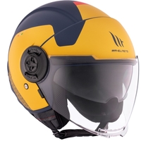 КАСКА ЗА СКУТЕР MT VIALE S SV BETA D3 MATT BLACK/YELLOW