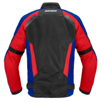 Текстилно мото яке SPIDI TEK NET BLACK/RED/BLUE