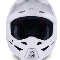 Мотокрос каска ALPINESTARS SM3 WHITE-GLOSS