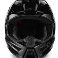 Мотокрос каска ALPINESTARS SM3 BLACK-GLOSS