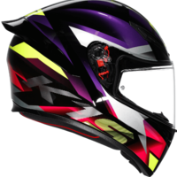 КАСКА КАСКА K1 S E2206 - FASTLAP BLACK/PURPLE/PINK