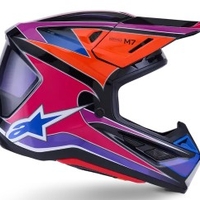 Мотокрос каска ALPINESTARS SM7 FUSE BLU/PU/PINK