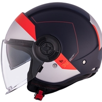 КАСКА ЗА СКУТЕР MT VIALE S SV 68 UNIT D7 MATT BLUE/WHITE/RED