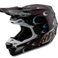 Mотокрос каска TROY LEE DESIGNS SE5 Carbon Torched - Black/Red