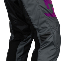 Детски мотокрос брич FLY RACING F-16 Riding- Grey/Charcoal/Pink