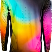 Мотокрос блуза FLY RACING Lite Legacy L.E.- Fuschia/Electric Blue/Hi-Vis