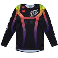 Mотокрос джърси TROY LEE DESIGNS SE PRO Stripes Jersey - Black/Multi