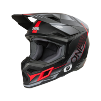 Мотокрос каска O'NEAL 3SERIES HAZE BLACK/GRAY/RED V.26
