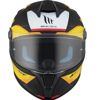 Каска MT TARGO S KAY B3 MATT BLACK/YELLOW