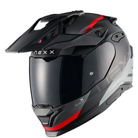 Адвенчър каска NEXX  Y.TRAVL QUEST BLACK RED