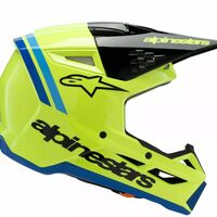 Детска мотокрос каска ALPINESTARS SM3 RADIUM YL/BK/B