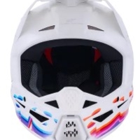 Мотокрос каска ALPINESTARS SM3 FORCE WHITE-GLOSS