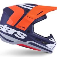 Мотокрос каска ALPINESTARS SM7 CORE ORAN/BLUE