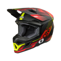 Мотокрос каска O'NEAL 3SERIES HAZE BLACK/RED/NEON YELLOW V.26