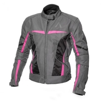 Дамско текстилно мото яке ADRENALINE LOVE RIDE 2.0 LADY BLACK/PINK/GREY
