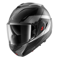 Модуларна каска SHARK OXO MEKARIUM MAT BLACK/GREY