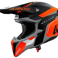 Мотокрос каска AIROH WRAAAP VISION Conquer ORANGE MATT