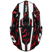Каска O'NEAL 1SERIES SPLASH BLACK/RED V.26