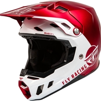 Мотокрос каска FLY RACING Formula CC Centrum - Metallic Red/White