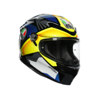 КАСКА AGV K-6 S JOAN BLACK/BLUE/YELLOW