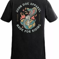 Мото тениска JOHN DOE SNAKE II BK