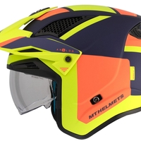 Каска MT DISTRICT SV S ANALOG D27 MATT ORANGE/FLUO YELLOW