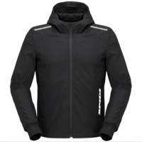Мото суитшърт SPIDI HOODIE ARMOR LIGHT BLACK